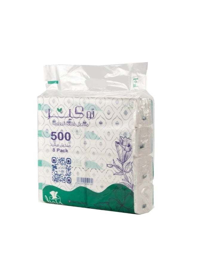 2Care Facial Tissue 500 Sheets, 32 Packs